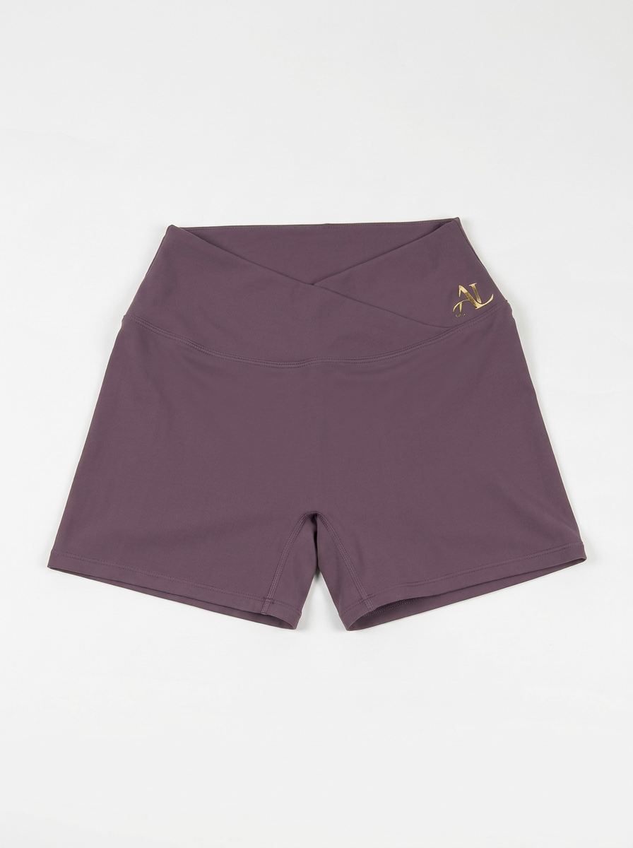 Ink Purple V-Waist Shorts